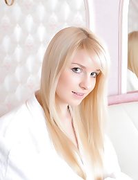 Fresh from the shower, Polly sprawls invitingly on the bed, her sweet even Steven naughty looks oozing in the matter of irresistable appeal is a tempting treat you can't unconditionally resist.
